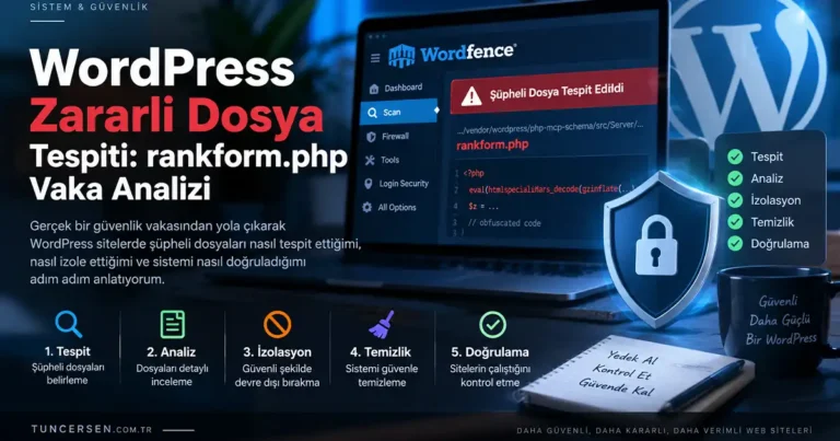 WordPress Zararlı Dosya Tespiti